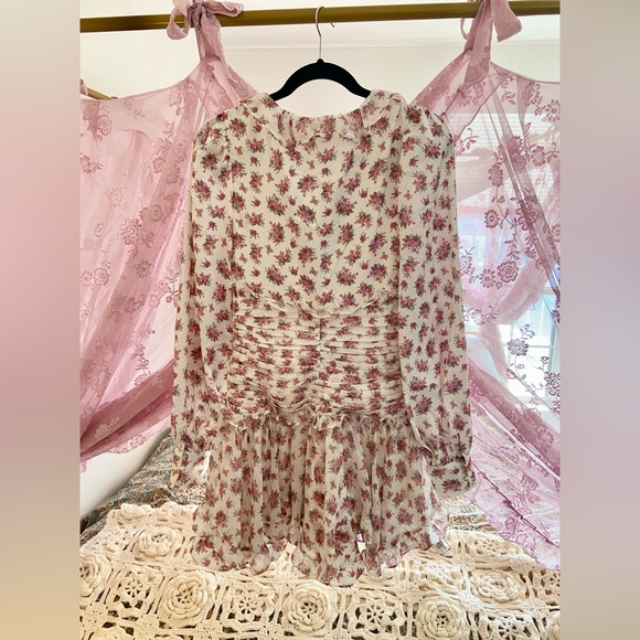 NWT For Love and Lemons Jayleen Mini Dress - Picture 2 of 5